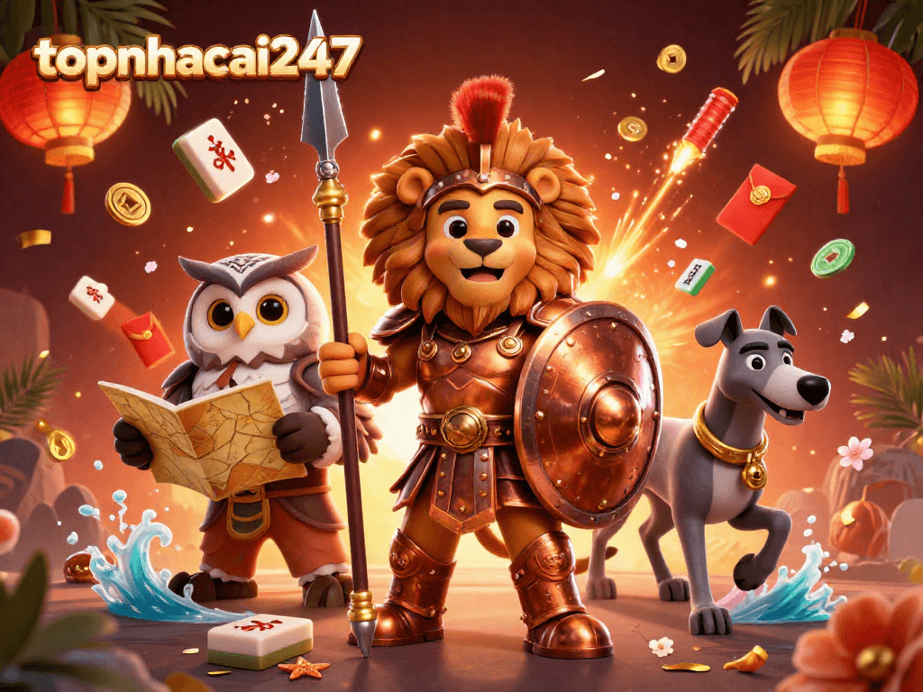 Experience thrilling coin toss games at topnhacai247 featuring high-quality visuals and engaging characters.