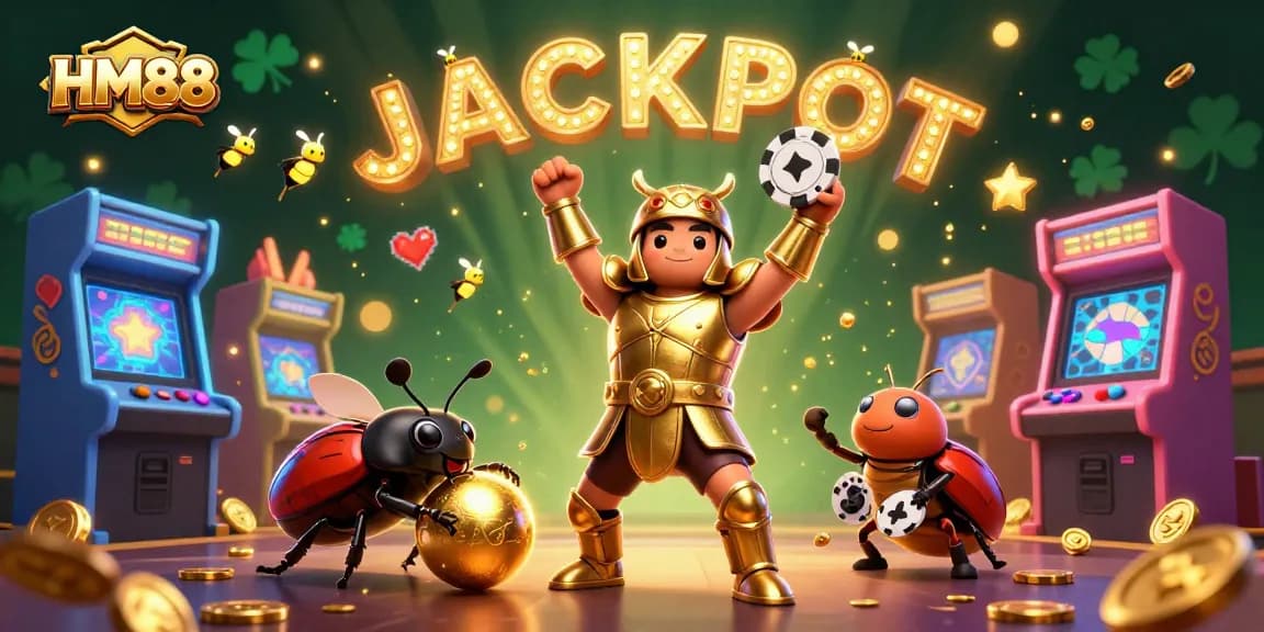 Join the thrilling gaming adventure at HM88, where the jackpot awaits amidst vibrant casino glory.