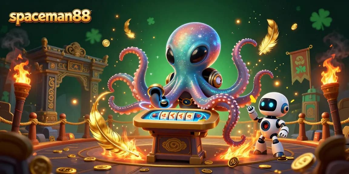 Experience the excitement of spaceman88 with vibrant alien-themed slot gameplay