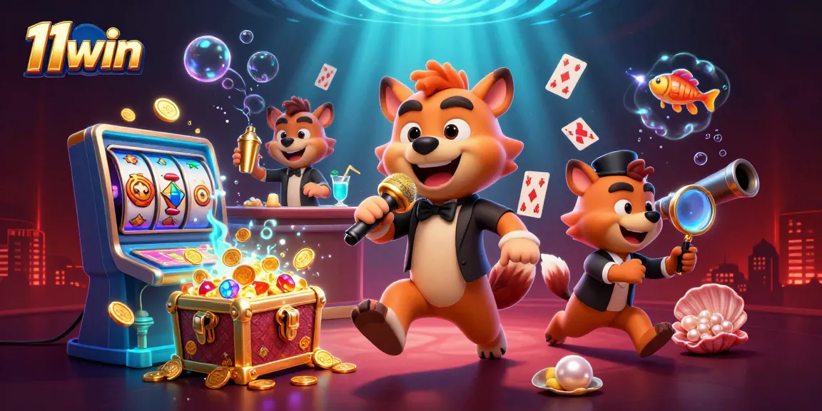 Experience the vibrant world of 11win as hyenas bring comedy and excitement to the casino scene.
