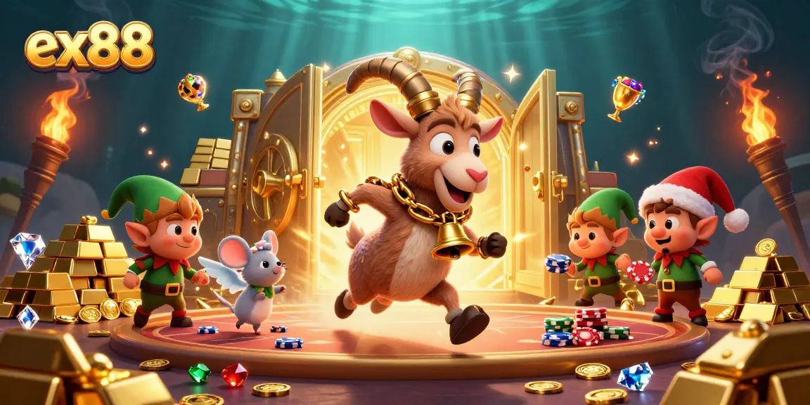 Experience thrilling gameplay at ex88 where gremlins steal the spotlight in a vibrant casino.