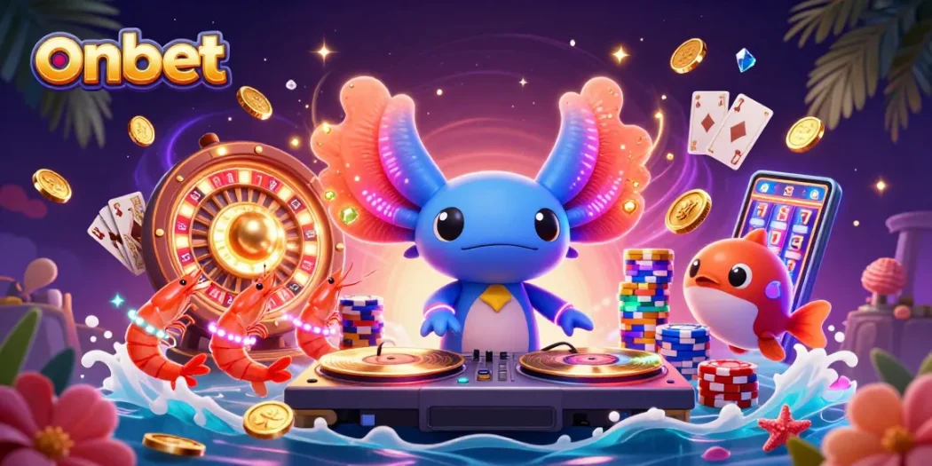 Experience the thrill of winning at onbet with vibrant 3D characters and casino games!