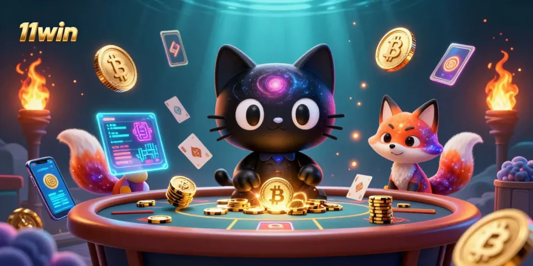 Experience thrilling gameplay with 11win's captivating cosmic casino characters.