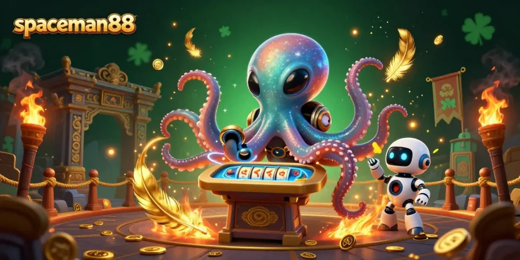 Experience the excitement of spaceman88 with vibrant alien-themed slot gameplay